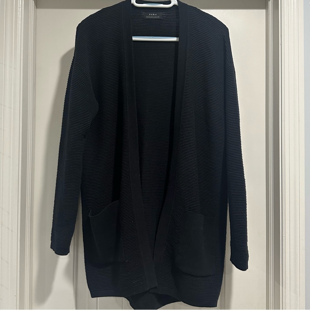 Black Zara cardigan